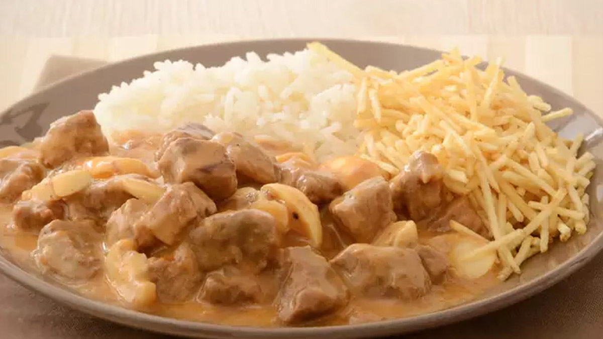 Receita Fácil Estrogonofe na Pressão Sem Bagunça e Com Muito Sabor!