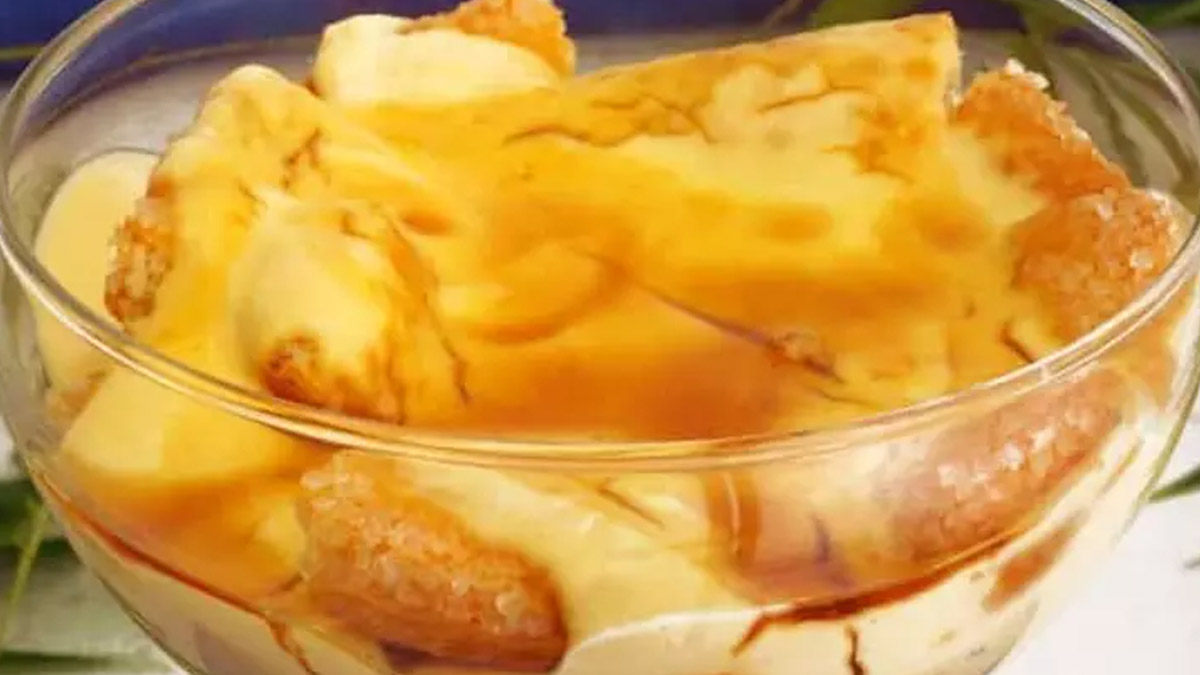 Receita Sofisticada Creme Imperial com Biscoito Champagne Que Derrete na Boca!