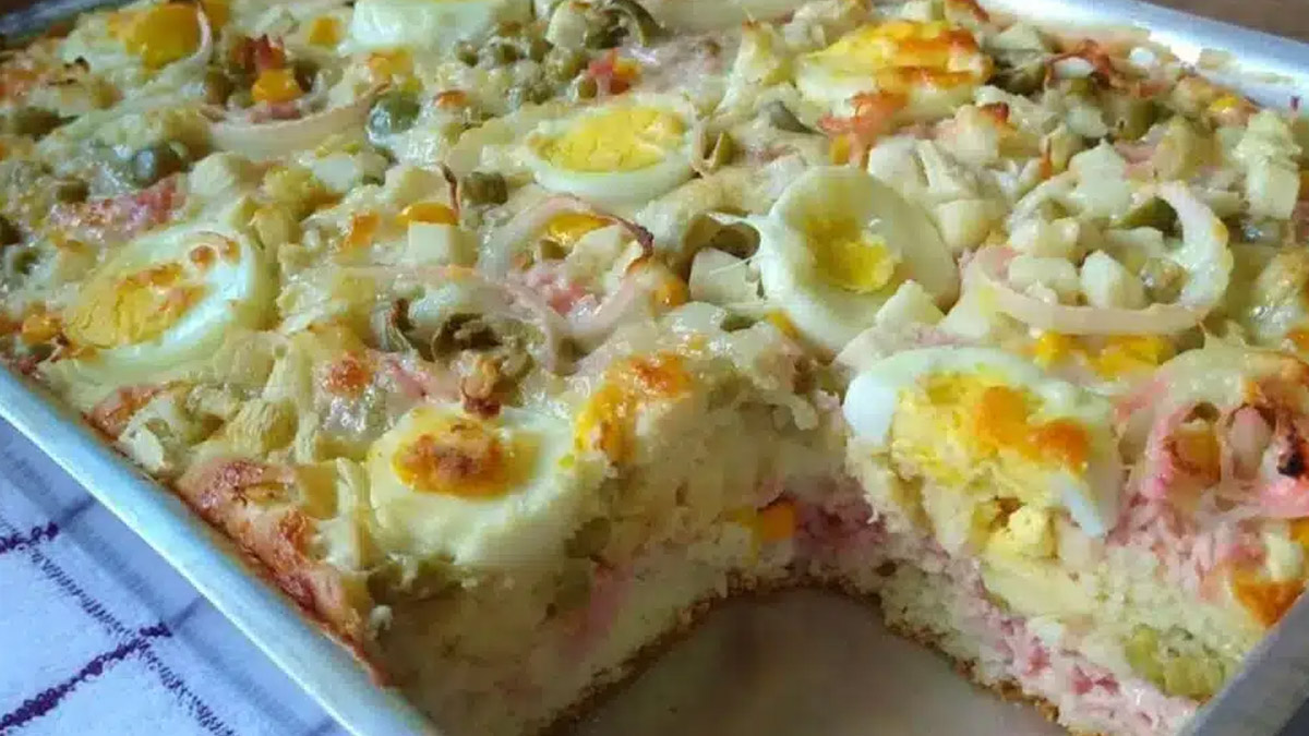 Receita de Torta Portuguesa