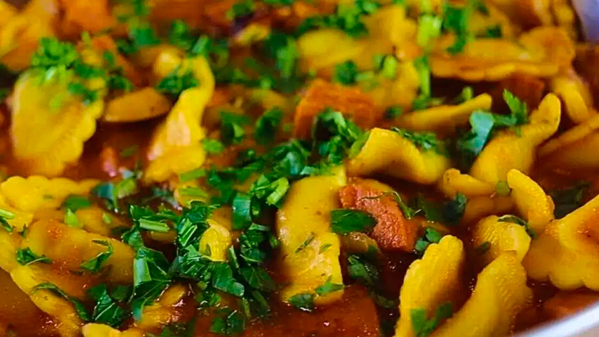 Receita de macarrão de uma panela simples