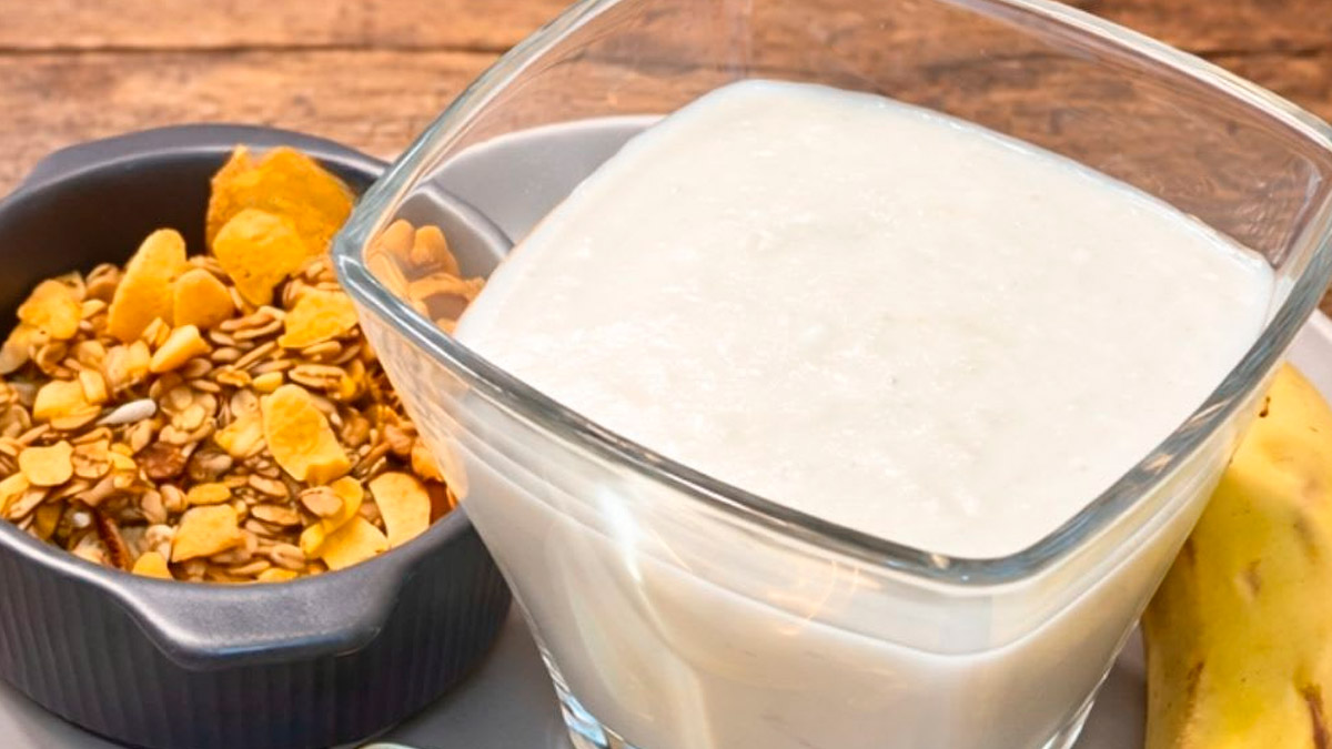 Receita iogurte de coco