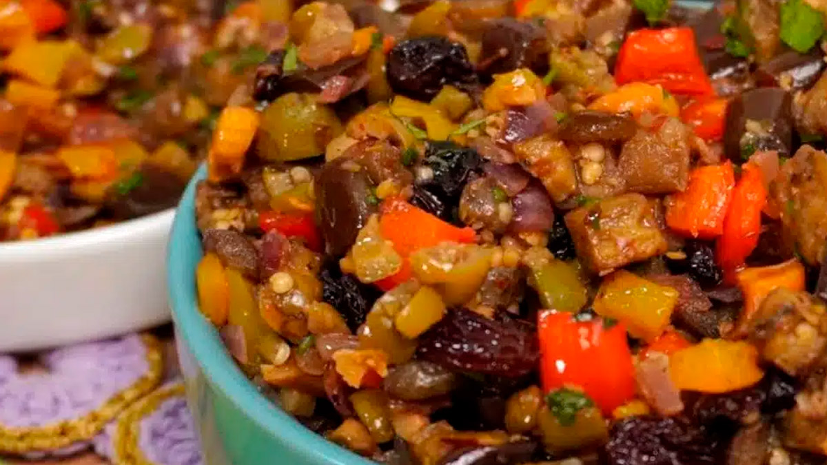 Receita de Caponata de Berinjela