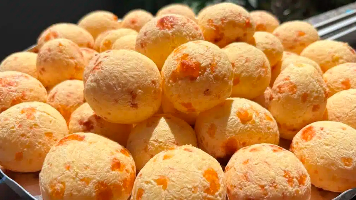 Receita de pão de queijo