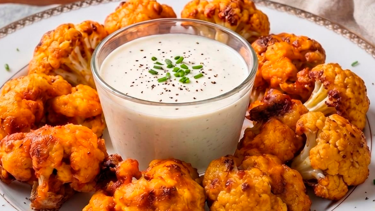 Receita de Couve-Flor ao Estilo Americano Douradinha e Deliciosa
