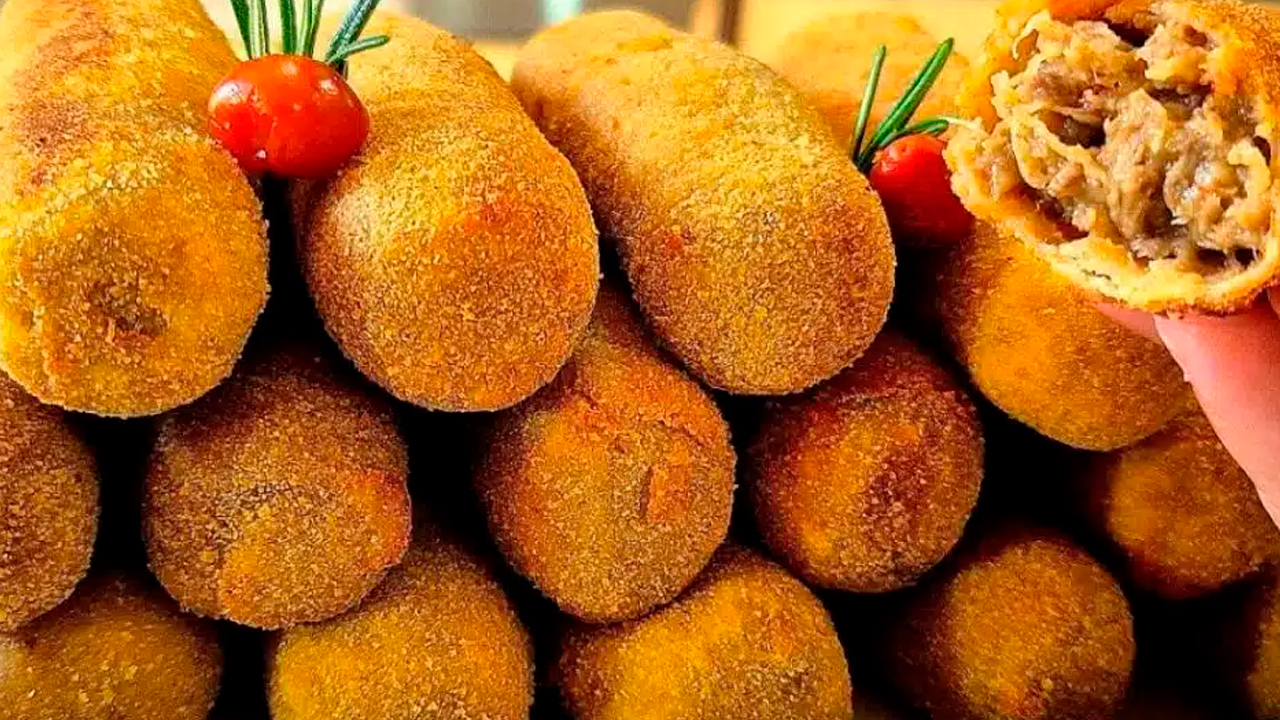 Receita de Croquete de Carne de Panela