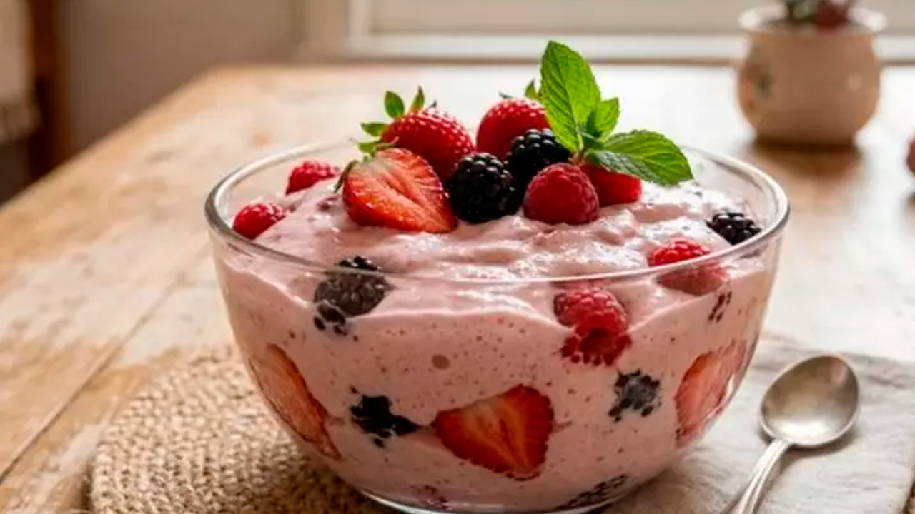 Receita de Sobremesa de Frutas com Gelatina