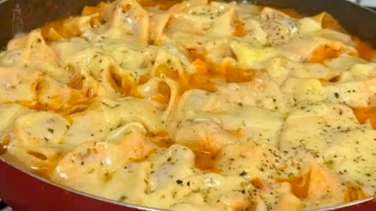 Receita de Macarronada Cremosa de Frigideira com Atum